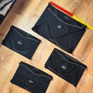 4 Eagle Creek Pack-It System Travel Gear folder Large Black Clothing Shirts Jean